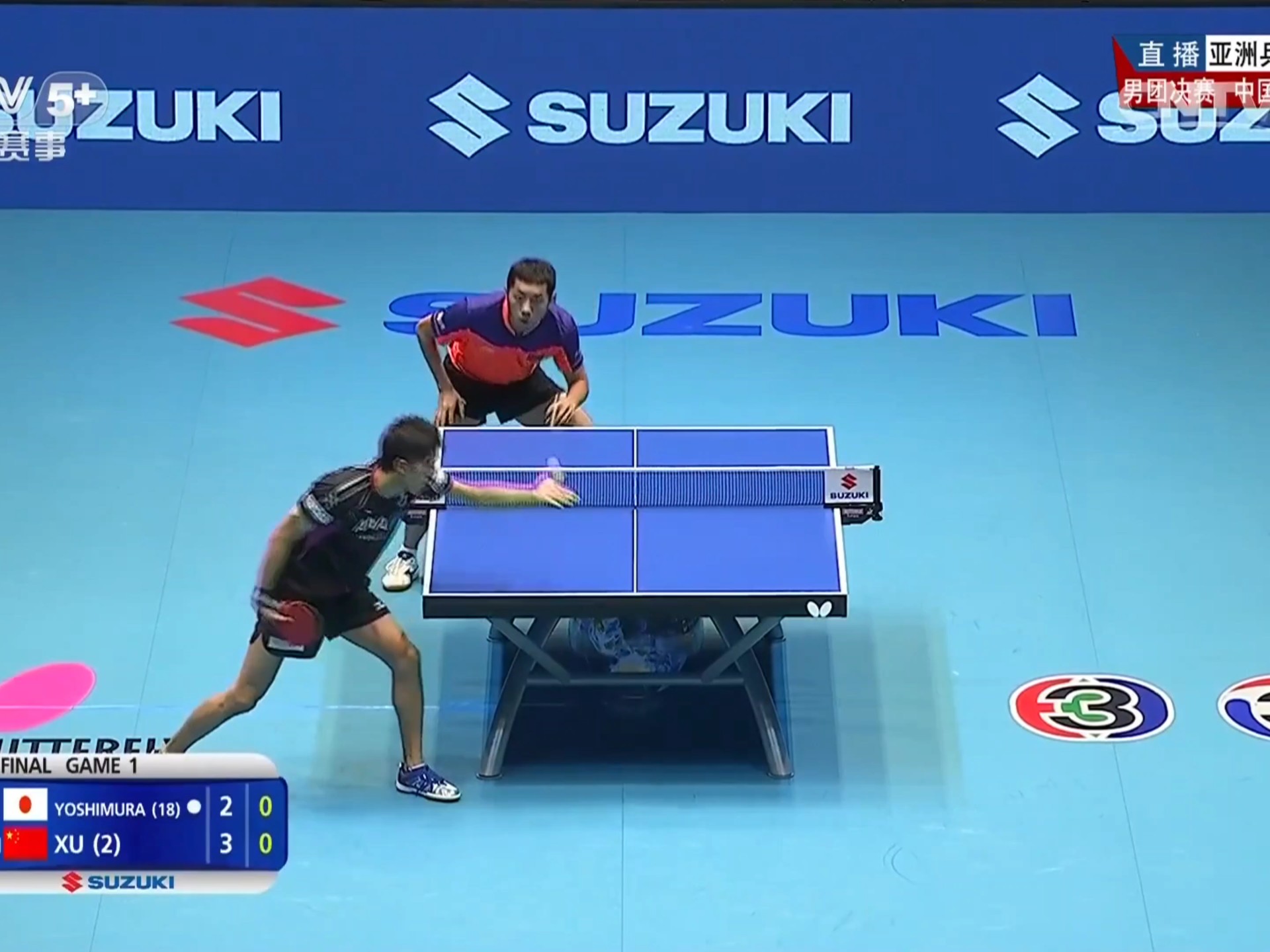 日本乒乓球队险胜英国乒乓球队，许昕统治全场